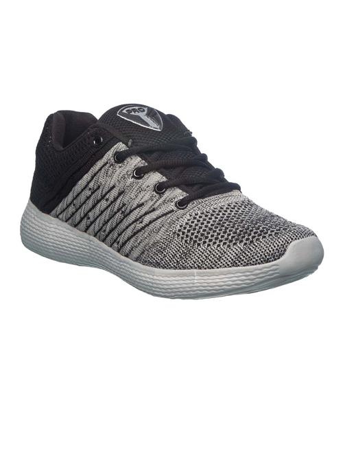 men grey lace up sports shoes - 18396587 - Very Small Image - 1