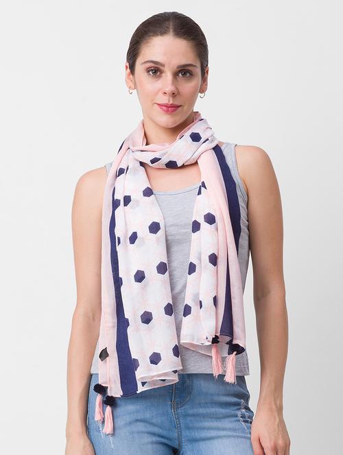 pink viscose scarf - 18396958 - Very Small Image - 1