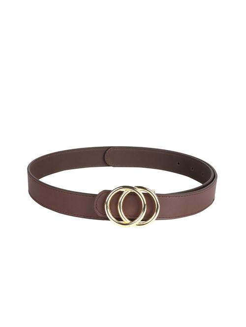 Brown Leatherette (pu Belt - 18397193 - Very Small Image - 1