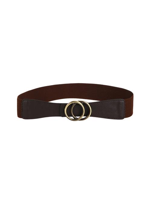 brown leatherette (pu belt - 18397211 - Very Small Image - 1