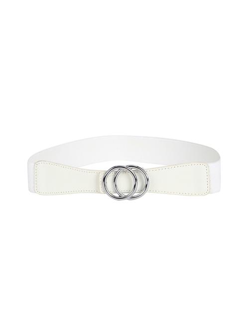 White Leatherette (pu Belt - 18397218 - Very Small Image - 1
