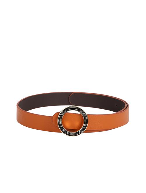 brown leatherette (pu belt - 18397256 - Very Small Image - 1