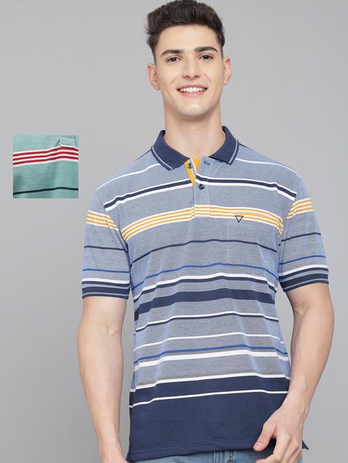 set of 2 printed polo t-shirt - 18397540 - Very Small Image - 1