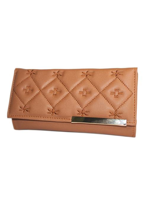 tan textured wallet - 18398227 - Very Small Image - 1