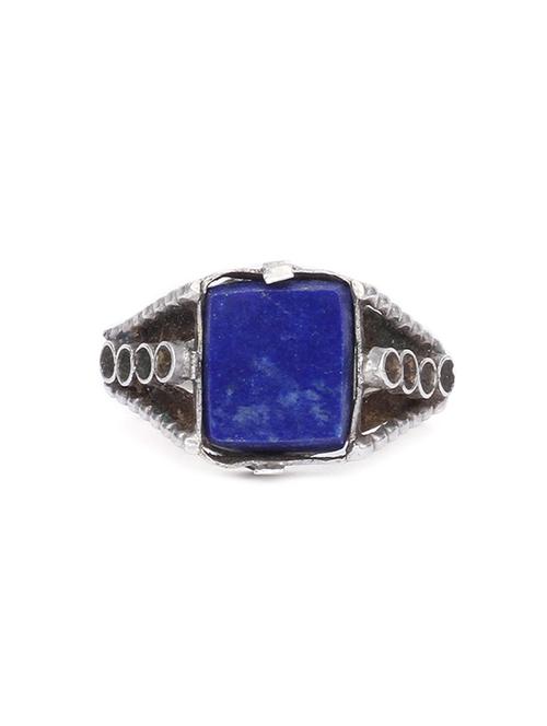 silver handcrafted ring - 18399306 - Very Small Image - 1