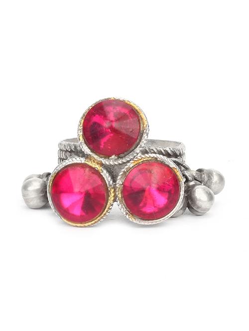 silver handcrafted ring - 18399313 - Very Small Image - 1