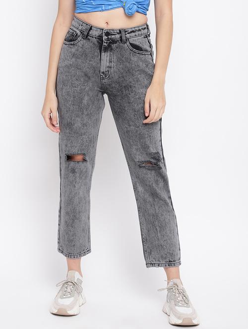 mid rise acid washed jean - 18399759 - Very Small Image - 1