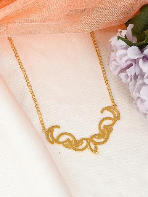 gold plated prosperity pendant chain - 18399858 - Very Small Image - 1