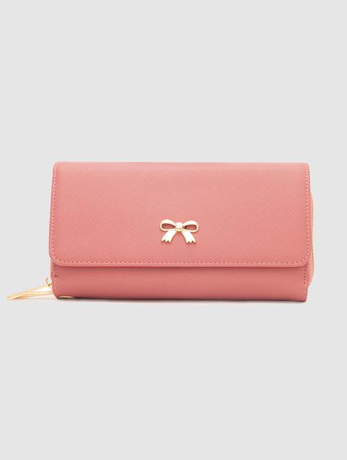 pink solid wallet - 18400037 - Very Small Image - 1