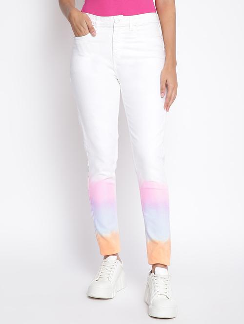 mid rise ombre denim jean - 18400924 - Very Small Image - 1