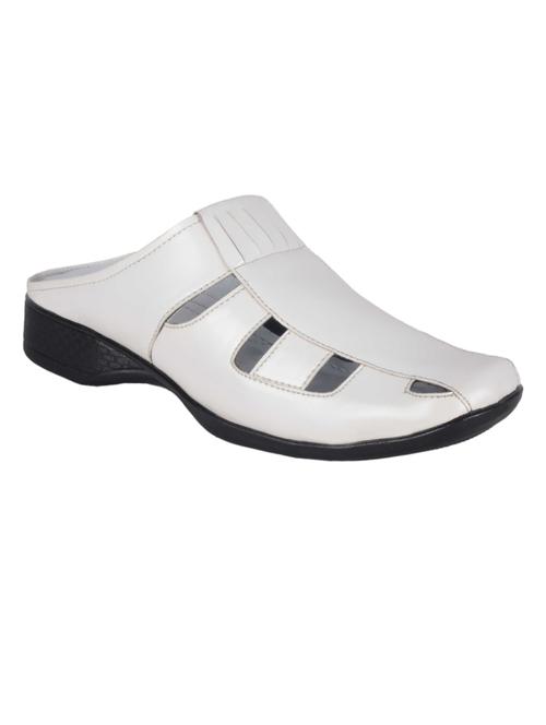 white slip on  mule - 18401054 - Very Small Image - 1