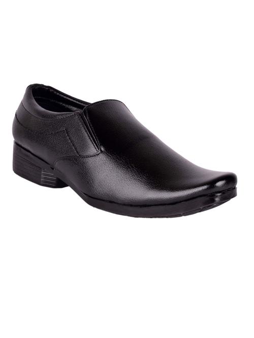 black synthetic slip on ons - 18401152 - Very Small Image - 1