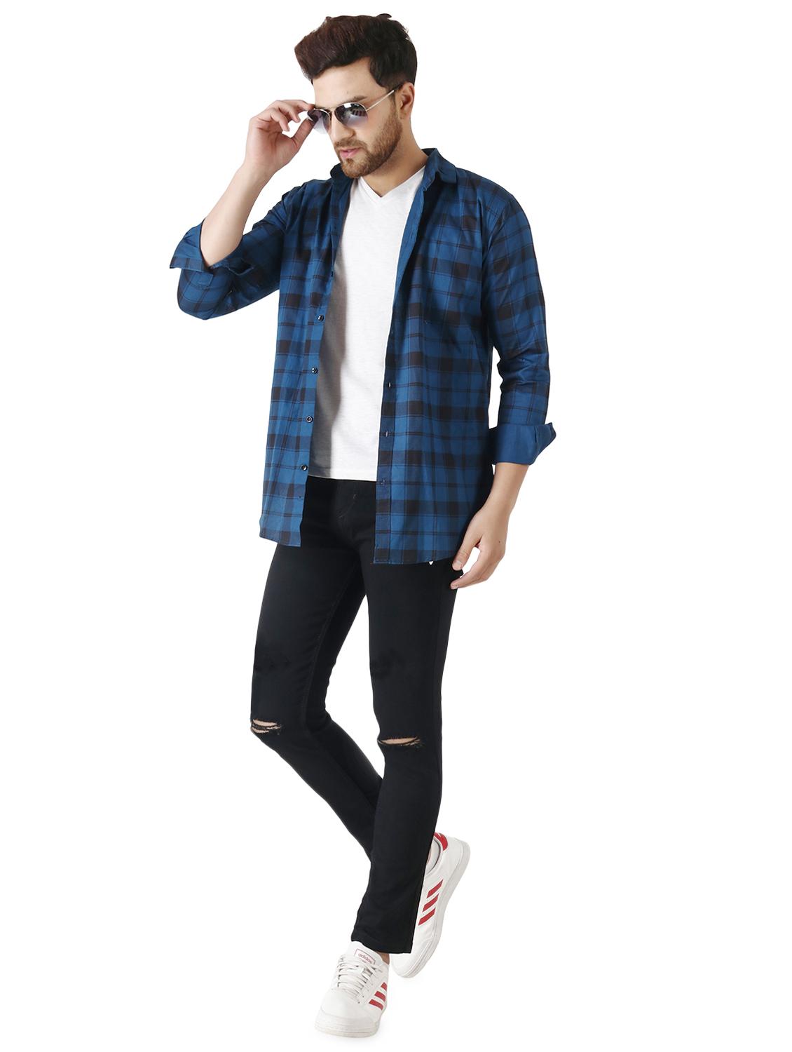 mens slim fit slash knee jeans - 18402901 - Standard Image - 3