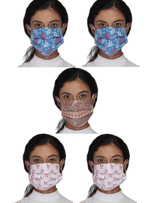 multi colored cotton antipollution women mask - 18402995 - Very Small Image - 1