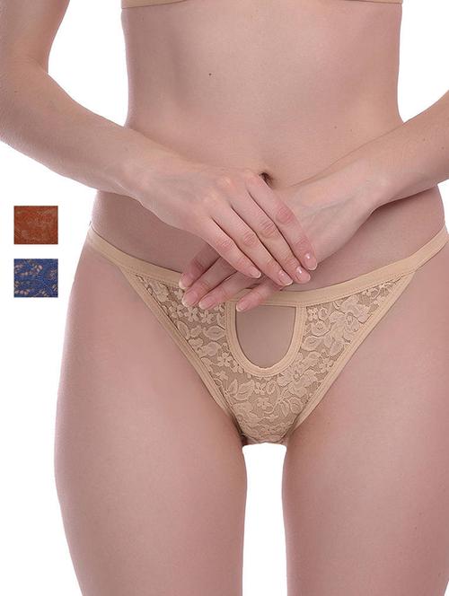 pack of 3 net bikini panty  - 18403096 - Very Small Image - 1