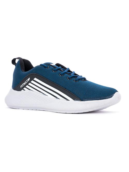 mens teal lace up sport shoe - 18403783 - Very Small Image - 1