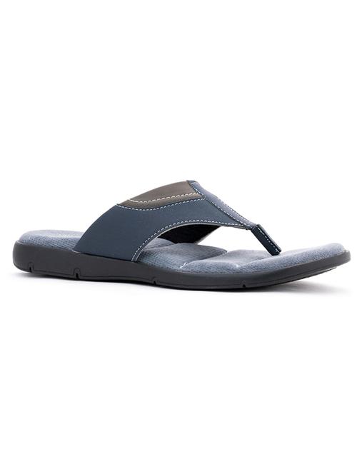 navy suede slip on flip flops - 18403808 - Very Small Image - 1