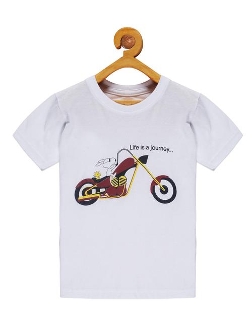 round neck graphic  t-shirt - 18404307 - Very Small Image - 1