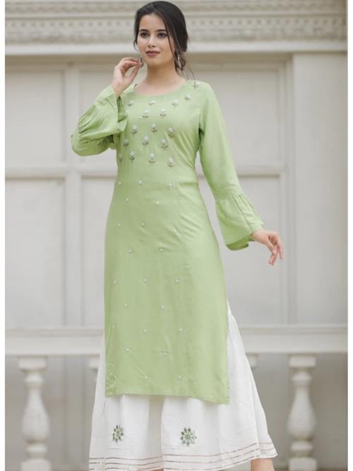 rayon kurta palazzo set  - 18404482 - Very Small Image - 1