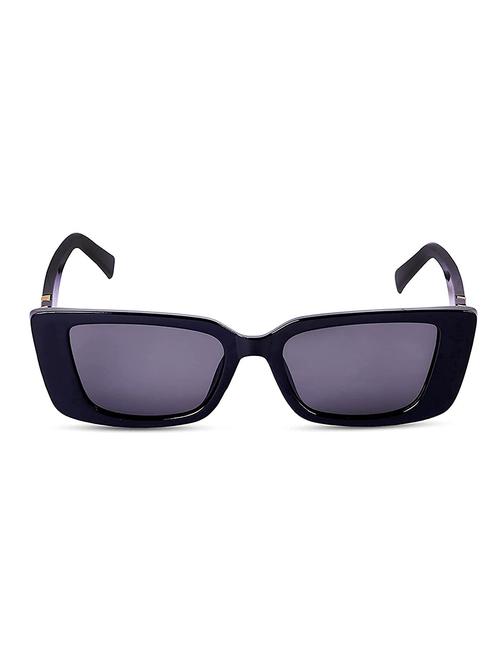 royalmede black rectangle polycarbonate unisex sunglasses - 18404851 - Very Small Image - 1