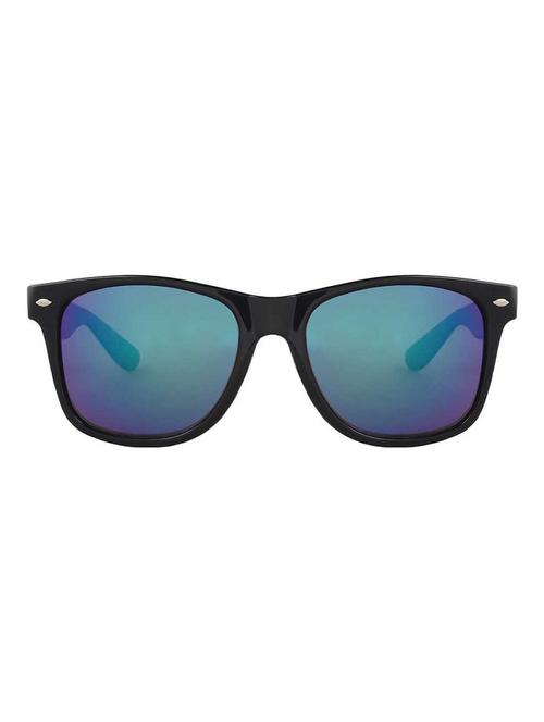 royalmede black & blue merriad rectangle polycarbonate  unisex sunglasses - 18404878 - Very Small Image - 1