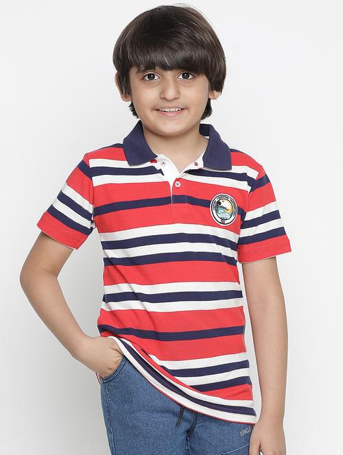 orange striped t-shirt - 18404916 - Very Small Image - 1