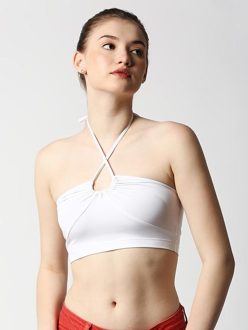 women's crop halter neck top - 18405780 - Very Small Image - 1