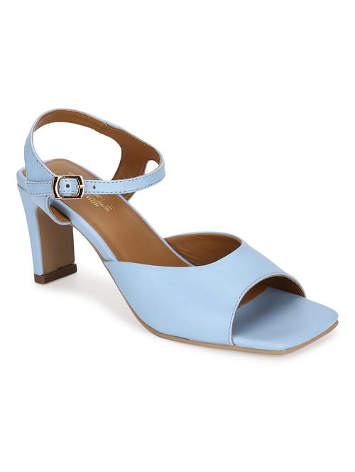 blue pu ankle strap sandals - 18405943 - Very Small Image - 1