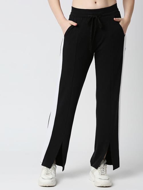 mid rise side taped wide leg trouser - 18405976 - Very Small Image - 1