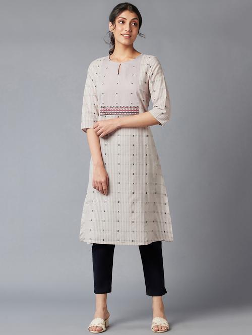 Women's A-line Kurta - 18406006 - Very Small Image - 1