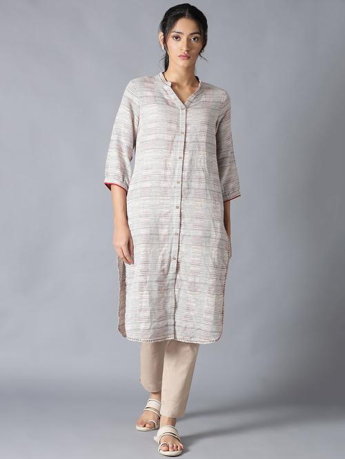 Women's Straight Kurta - 18406019 - Very Small Image - 1