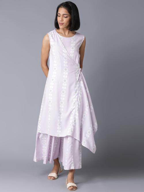 purple floral print fusion jumpsuit - 18406496 - Very Small Image - 1