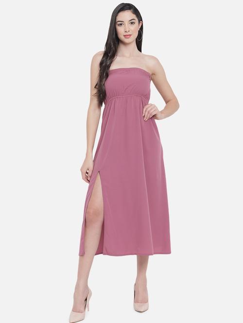 women's  solid dress - 18407243 - Very Small Image - 1