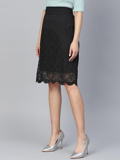 black polyester aline skirts - 18408577 - Very Small Image - 1