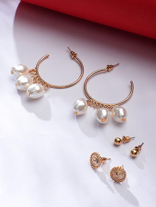 gold metal combo's. earring - 18409351 - Very Small Image - 1