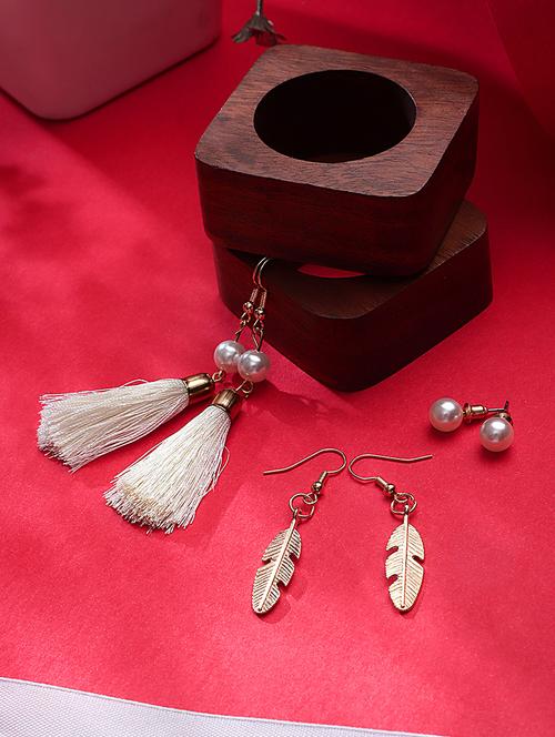 gold metal combo's. earring - 18409385 - Very Small Image - 1