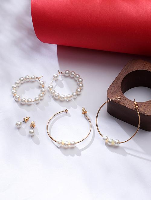 gold metal combo's. earring - 18409389 - Very Small Image - 1
