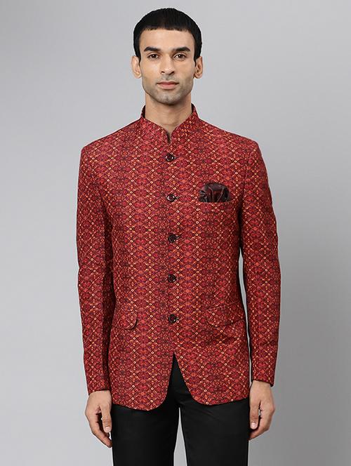 brown printed suit - 18409544 - Very Small Image - 1