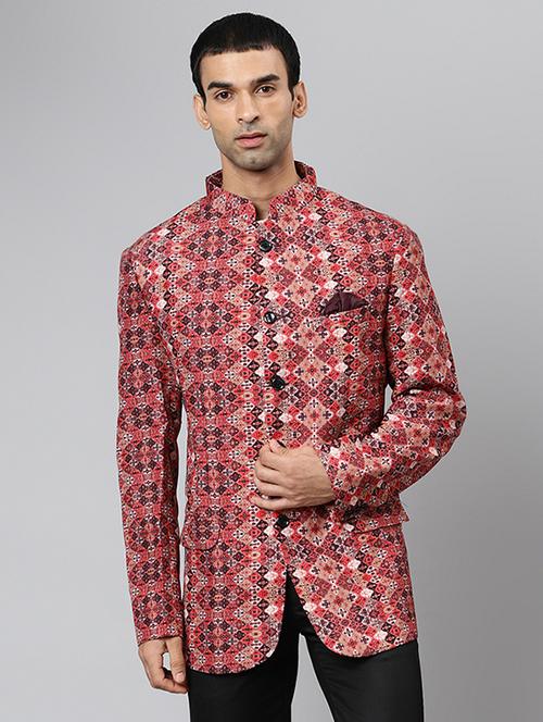 brown printed suit - 18409558 - Very Small Image - 1