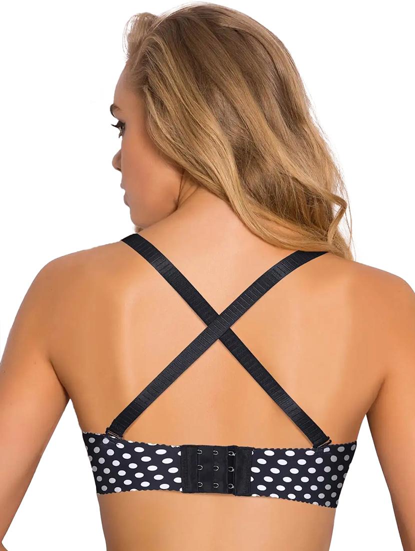 multi colored polka dots t-shirt bra - 18409659 - Standard Image - 2