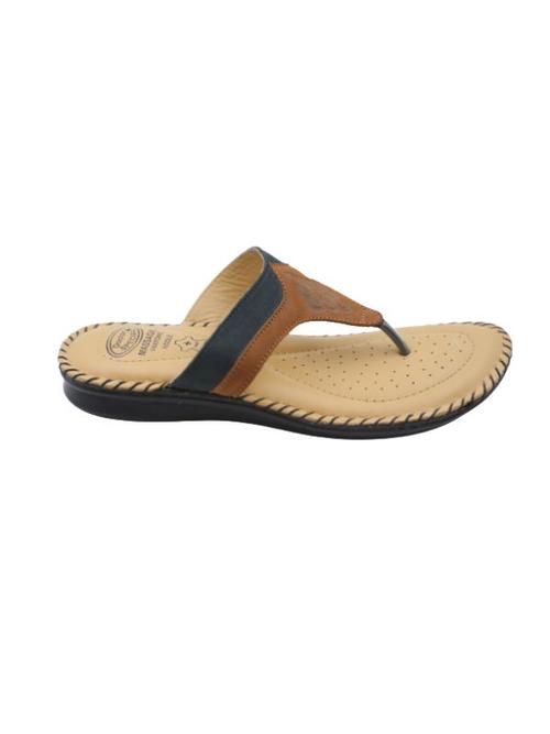 medicated ladies footwear - leather - drl 02 / tan  - 18410350 - Very Small Image - 1