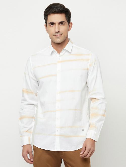yellow solid casual shirt - 18410457 - Very Small Image - 1