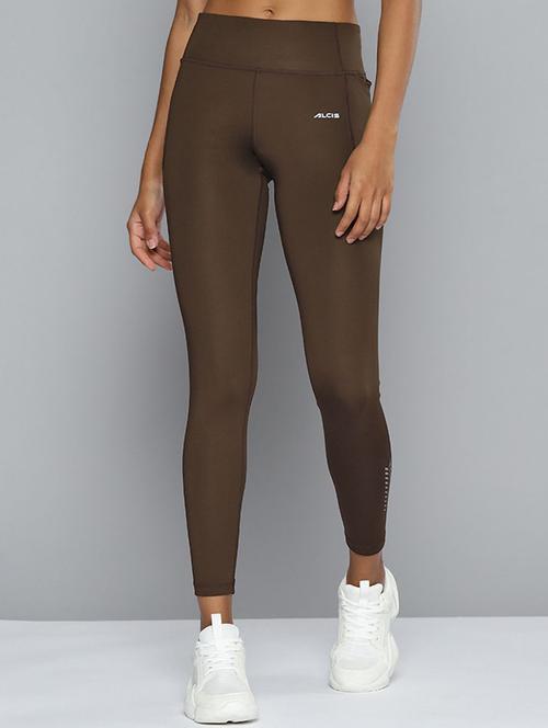Women Brown Solid Tight - 18411247 - Very Small Image - 1