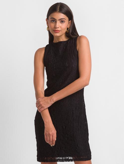 women's sheath self design dress - 18411407 - Very Small Image - 1