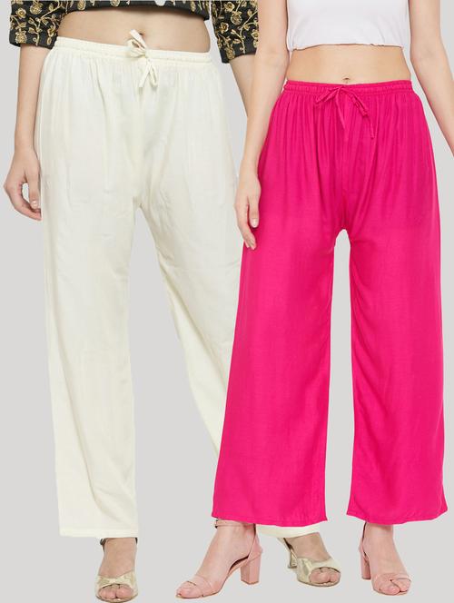 set of 2 pcs solid palazzo - 18411855 - Very Small Image - 1