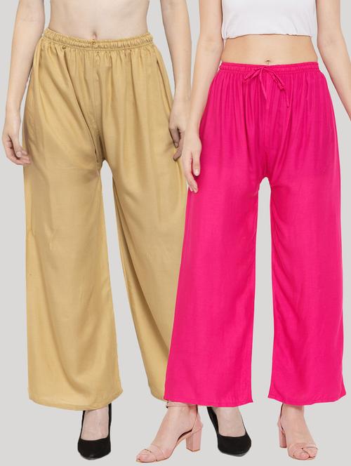 set of 2 pcs solid palazzo - 18411858 - Very Small Image - 1