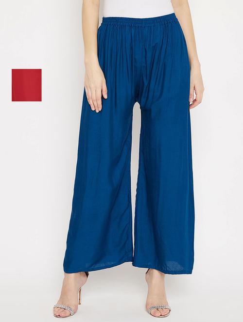 Set Of 2 Pcs Solid Palazzo - 18411925 - Very Small Image - 1