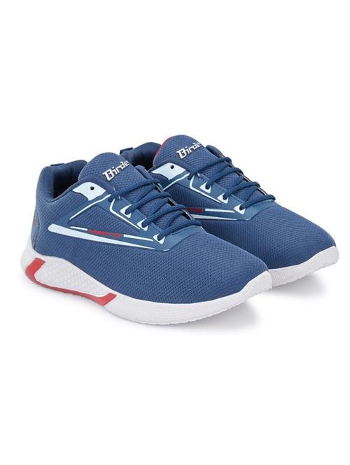 blue mesh laceup sports shoes - 18412615 - Very Small Image - 1