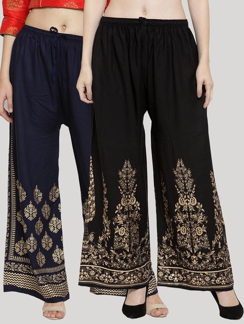 set of 2 pcs printed palazzo - 18412709 - Very Small Image - 1