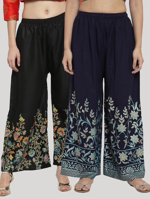 set of 2 pcs printed palazzo - 18412733 - Very Small Image - 1